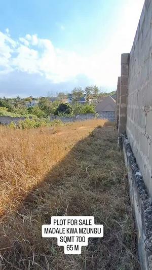 Kiwanja kinauzwa Madale Kwa Mzungu, Dar Es Salaam (700 sqm) Kiwanja kinauzwa Madale Kwa Mzungu, Dar Es Salaam (700 sqm)