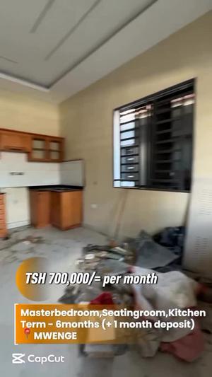 Nyumba ya vyumba viwili inapangishwa Mwenge, Dar Es Salaam