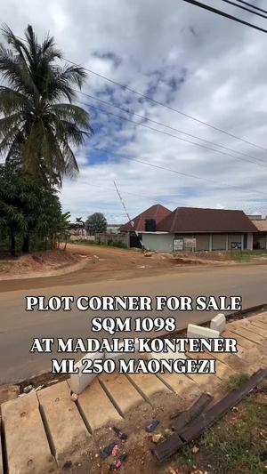 Kiwanja kinauzwa Madale Kontener, Dar Es Salaam sqm 1098 Kiwanja kinauzwa Madale Kontener, Dar Es Salaam sqm 1098