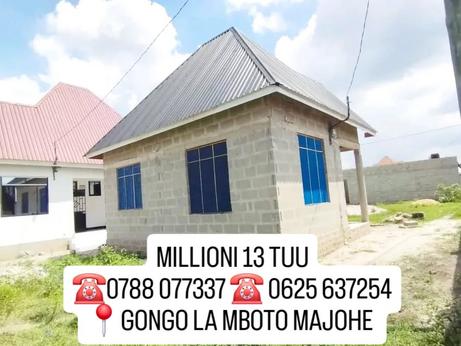 Nyumba ya chumba kimoja inauzwa Gongo La Mboto Majohe, Dar Es Salaam