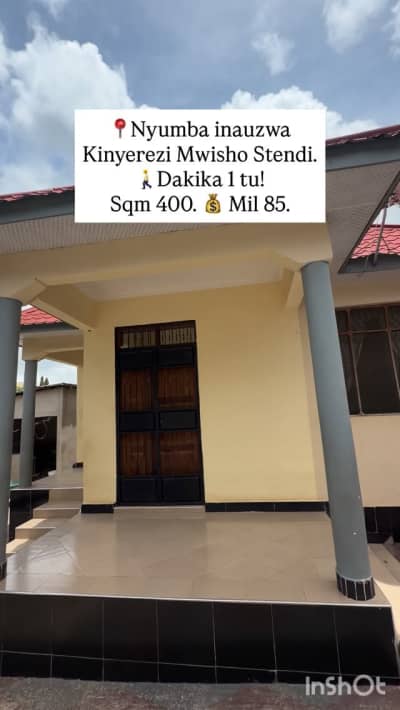 Nyumba ya vyumba vitatu inapangishwa Kinyerezi, Dar Es Salaam