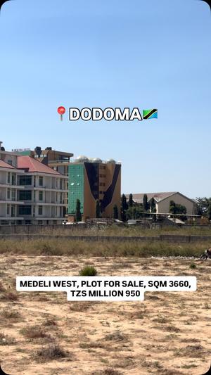 Plot for sale in Medeli West, Dodoma sqm 3660