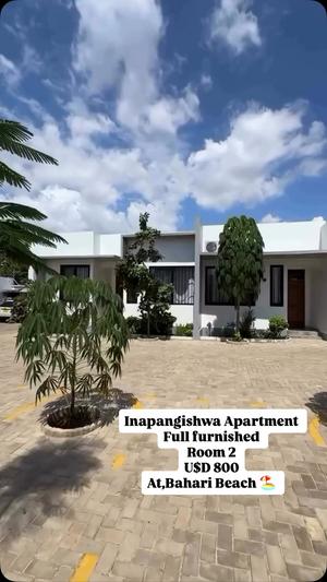 2 Bedrooms Furnished House for Rent in Bahari Beach, Dar Es Salaam