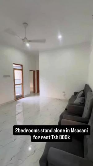 Nyumba/Apartment ya vyumba viwili inapangishwa Msasani, Dar Es Salaam
