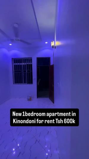 Nyumba ya chumba kimoja inapangishwa Kinondoni, Dar Es Salaam