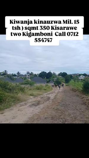 Kiwanja kinauzwa Kisarawe Two, Pwani sqm 350 Kiwanja kinauzwa Kisarawe Two, Pwani sqm 350