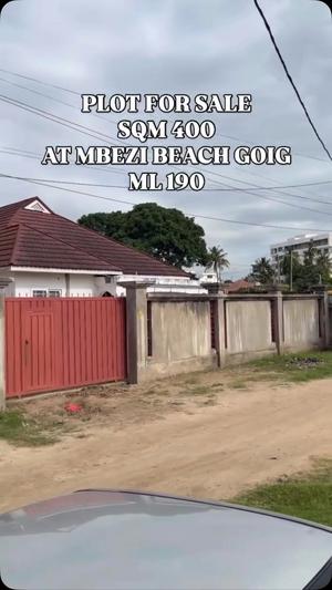 Kiwanja kinauzwa Mbezi Beach, Dar Es Salaam sqm 400