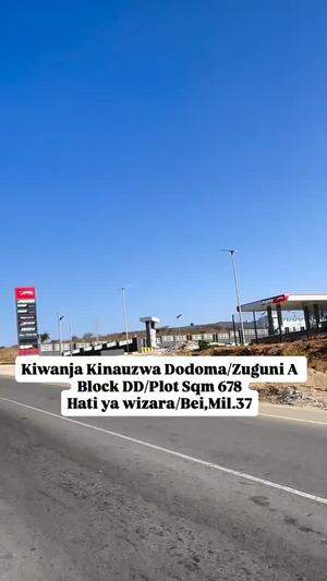 Kiwanja kinauzwa Zungu A Block DD, Dodoma Mjini (678 sqm) Kiwanja kinauzwa Zungu A Block DD, Dodoma Mjini (678 sqm)