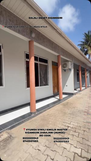 Nyumba ya vyumba viwili inapangishwa Kigamboni, Darajani (Nunge), Dar Es Salaam