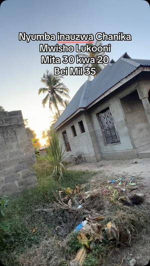 Nyumba inauzwa Chanika Mwisho Lukooni, Dar Es Salaam (600 sqm)