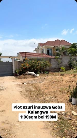 Residential Plot for Sale in Goba Kulangwa, Dar Es Salaam (1100 sqm) Residential Plot for Sale in Goba Kulangwa, Dar Es Salaam (1100 sqm)