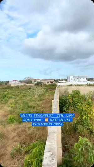 Beach Plot kinauzwa Kigamboni – Geza Bamba Beach, Dar Es Salaam (1700 sqm) Beach Plot kinauzwa Kigamboni – Geza Bamba Beach, Dar Es Salaam (1700 sqm)