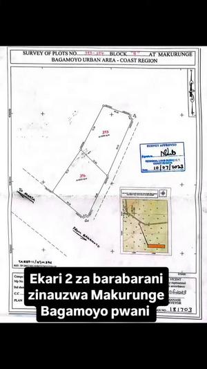Plot for sale in Makurunge, Pwani acre 2 Plot for sale in Makurunge, Pwani acre 2