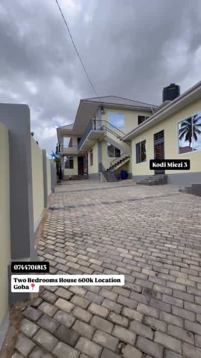 Nyumba/Apartment ya vyumba viwili inapangishwa Goba, Dar Es Salaam
