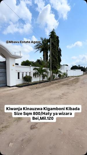 Kiwanja kinauzwa Kibada, Dar Es Salaam sqm 800 Kiwanja kinauzwa Kibada, Dar Es Salaam sqm 800