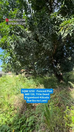 Kiwanja kinauzwa Kigamboni Kibada, Dar Es Salaam sqm 1250