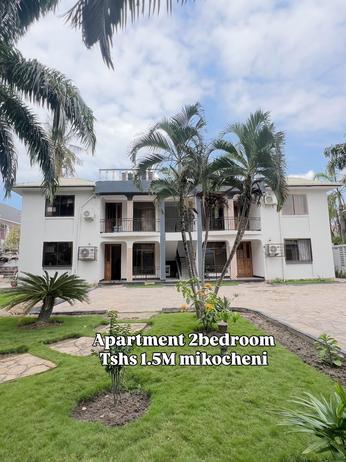 Apartment ya vyumba viwili inapangishwa Mikocheni B, Dar Es Salaam
