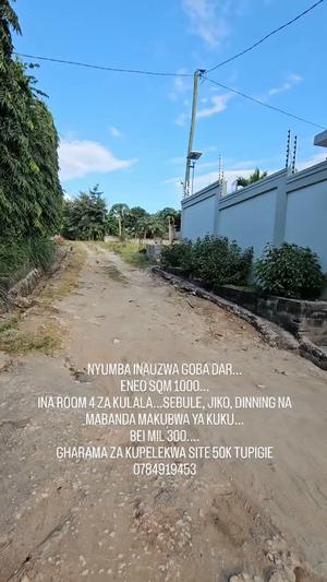 Nyumba ya vyumba vinne inauzwa Goba Deez Pub, Dar Es Salaam (1000 sqm) Nyumba ya vyumba vinne inauzwa Goba Deez Pub, Dar Es Salaam (1000 sqm)
