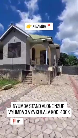 Nyumba ya vyumba vitatu inapangishwa Kibamba Kwa Mangi, Dar Es Salaam