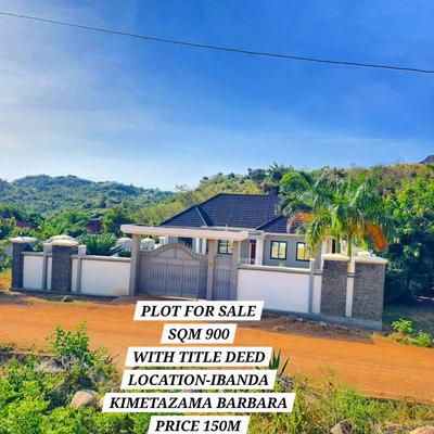 Plot for sale in Ibanda, Mwanza sqm 900 Plot for sale in Ibanda, Mwanza sqm 900