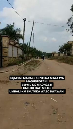 Kiwanja kinauzwa Madale Kontena, Dar Es Salaam sqm 950 Kiwanja kinauzwa Madale Kontena, Dar Es Salaam sqm 950