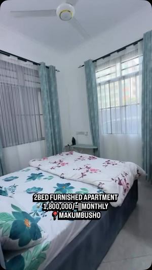 Apartment (Furnished) ya vyumba viwili inapangishwa Makumbusho, Dar Es Salaam