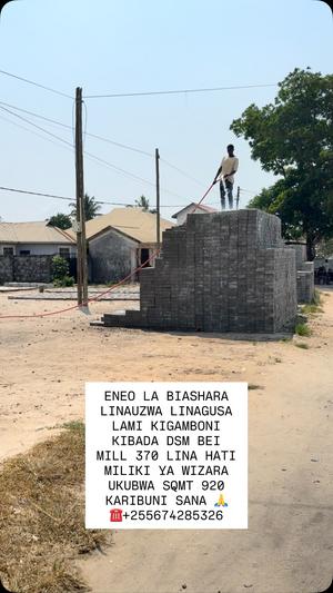 Kiwanja kinauzwa Kibada, Dar Es Salaam sqm 920 Kiwanja kinauzwa Kibada, Dar Es Salaam sqm 920