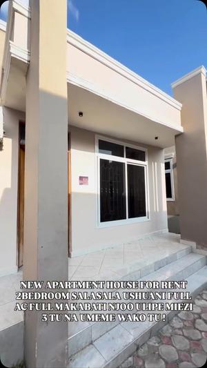 Apartment ya vyumba viwili inapangishwa Salasala Ushwani, Dar Es Salaam