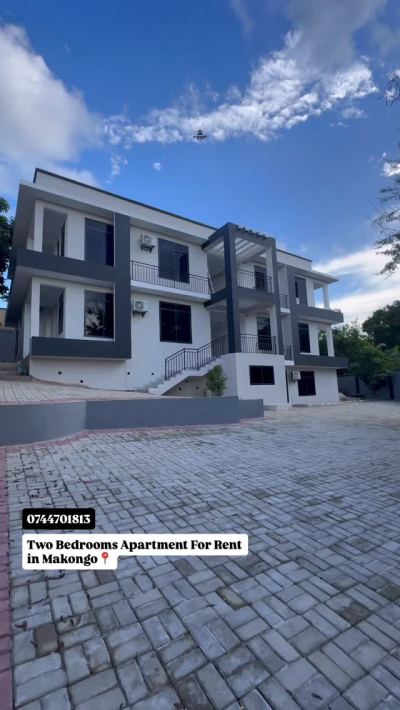 Nyumba/Apartment ya vyumba viwili inapangishwa Makongo, Dar Es Salaam