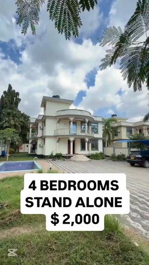 Nyumba ya vyumba vinne inapangishwa Mbezi Beach, Dar Es Salaam Nyumba ya vyumba vinne inapangishwa Mbezi Beach, Dar Es Salaam