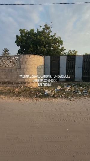 Residential Plot for Sale in Kitunda Kivule, Dar Es Salaam (4000 sqm)