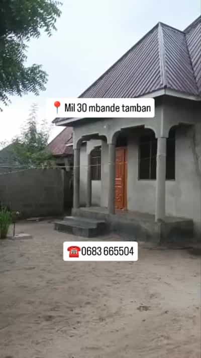 Nyumba ya vyumba vinne inauzwa Mbande Tambani, Pwani