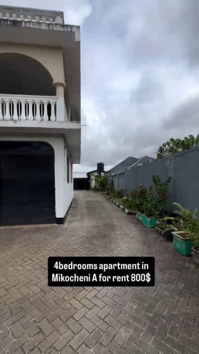 Apartment ya vyumba vinne inapangishwa Mikocheni A, Dar Es Salaam