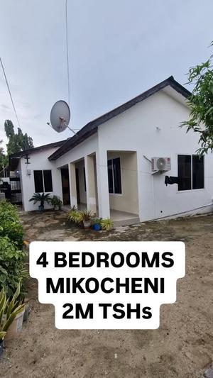 Nyumba ya vyumba vinne inapangishwa Mikocheni, Dar Es Salaam