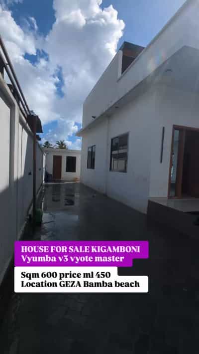 Nyumba ya vyumba vitatu inauzwa Kigamboni Geza Bamba Beach, Dar Es Salaam (600 sqm) Nyumba ya vyumba vitatu inauzwa Kigamboni Geza Bamba Beach, Dar Es Salaam (600 sqm)