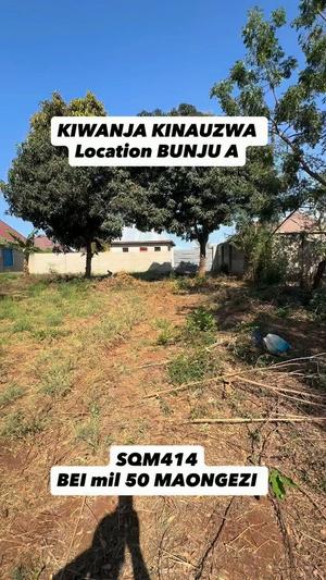 Residential Plot for Sale in Bunju A, Dar Es Salaam (414 sqm) Residential Plot for Sale in Bunju A, Dar Es Salaam (414 sqm)