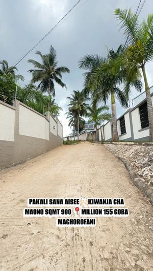 Kiwanja kinauzwa Goba Maghorofani, Dar Es Salaam (900 sqm)