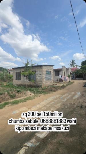 Nyumba ya chumba kimoja inauzwa Mbezi Makabe Msakuzi, Dar Es Salaam (300 sqm)