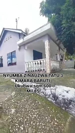 Nyumba ya vyumba vitatu inauzwa Kimara Baruti, Dar Es Salaam