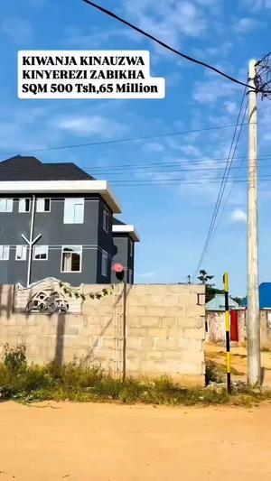 Residential Plot for Sale in Kinyerezi Zabikha, Dar Es Salaam (500 sqm)