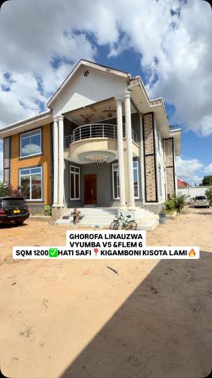 5 Bedrooms House for Sale in Kisota, Dar Es Salaam (1500 sqm)