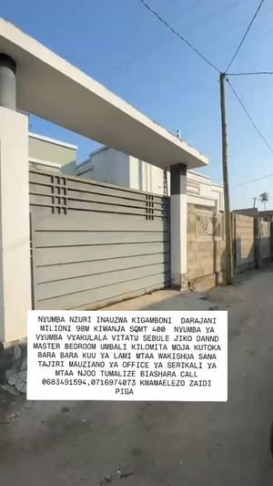 Nyumba ya vyumba vitatu inauzwa Kigamboni Darajani, Dar Es Salaam Nyumba ya vyumba vitatu inauzwa Kigamboni Darajani, Dar Es Salaam
