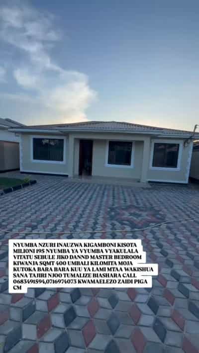 3 Bedrooms House for Sale in Kigamboni Kisota, Dar Es Salaam (400 sqm)