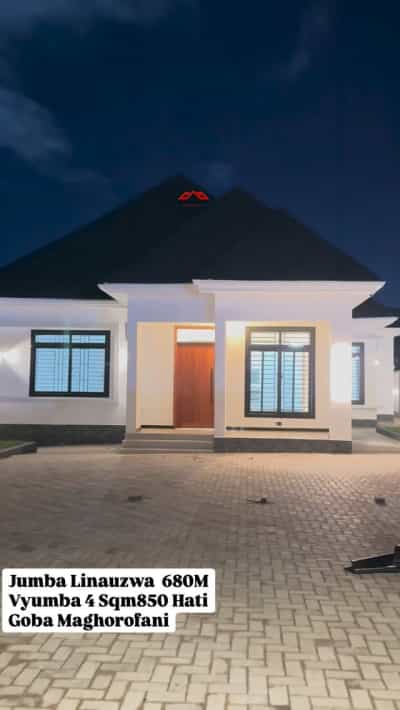 Nyumba ya vyumba vinne inauzwa Goba Maghorofani, Dar Es Salaam (850 sqm)