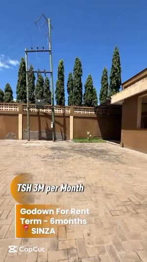 Warehouse for Rent in Sinza, Dar Es Salaam (200 sqm)