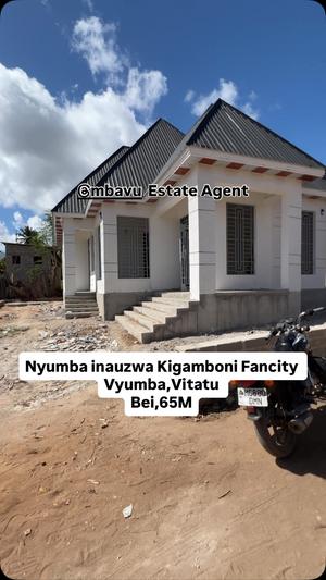 Nyumba ya vyumba vitatu inauzwa Kigamboni Fani City, Dar Es Salaam