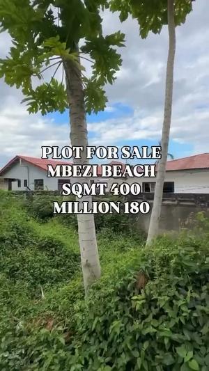 Kiwanja kinauzwa Mbezi Beach Jogoo, Dar Es Salaam sqm 400 Kiwanja kinauzwa Mbezi Beach Jogoo, Dar Es Salaam sqm 400