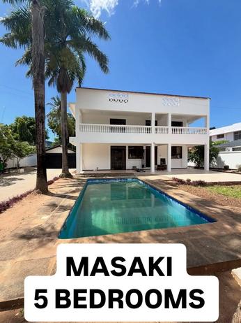 Nyumba ya vyumba vitano inapangishwa Masaki, Dar Es Salaam