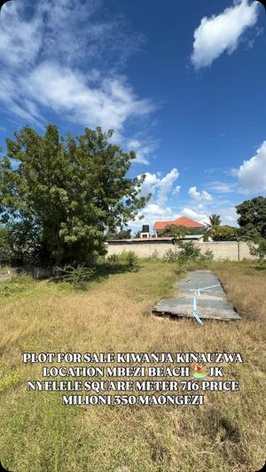 Kiwanja kinauzwa Mbezi Beach, Dar Es Salaam sqm 716 Kiwanja kinauzwa Mbezi Beach, Dar Es Salaam sqm 716