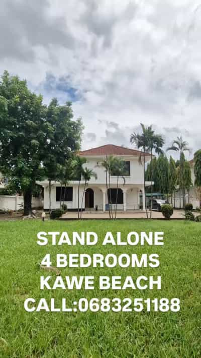 Nyumba ya vyumba vinne inapangishwa Kawe Beach, Dar Es Salaam
